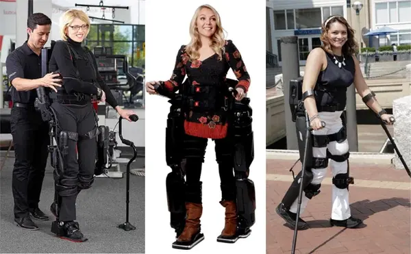 Наземные экзоскелеты для реабилитации после травм и инсульта.